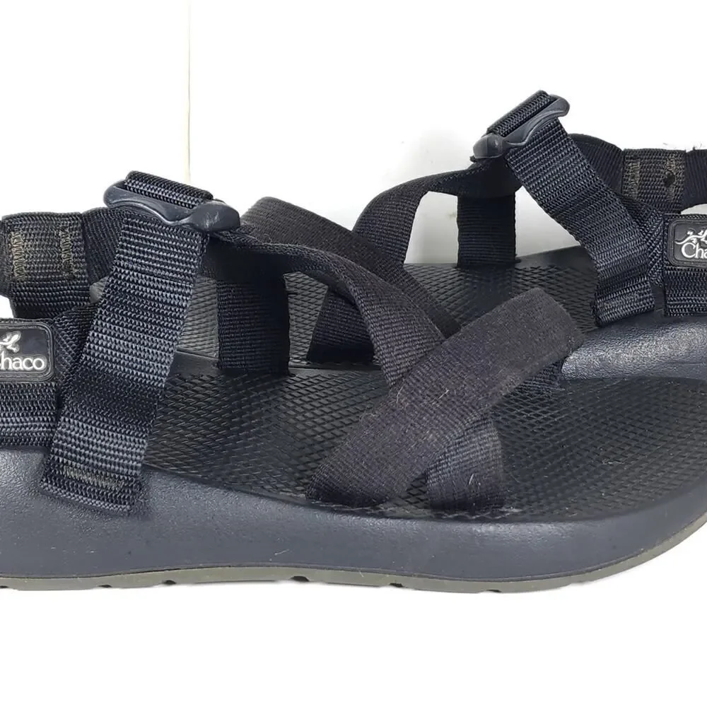 Chaco Men's Z Cloud Size US11 Black Strappy Outdoor Sport Sandals Shoes